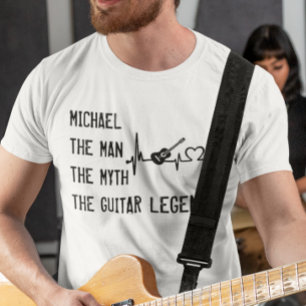 The Man Myth Guitar Legend Dad Father's day T-Shirt