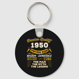 The Man Myth Legend 1950 75th Birthday Gift 75 Yea Key Ring