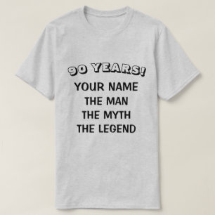 The man myth legend 90th Birthday shirt for men