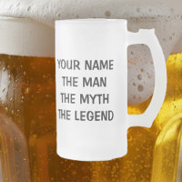 The man myth legend beer mug for 60th Birthday men