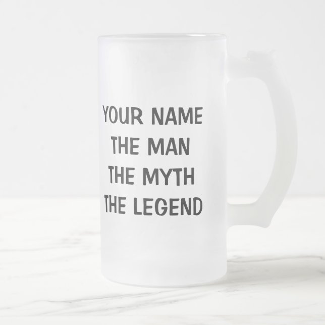 The man myth legend beer mug for 60th Birthday men (Right)