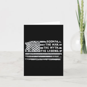 The Man Myth Legend Fathers Day Vintage American F Card