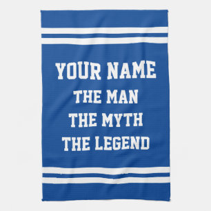 The man myth legend kitchen towel gift for men