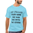 The man myth legend t shirt for 80th Birthday men