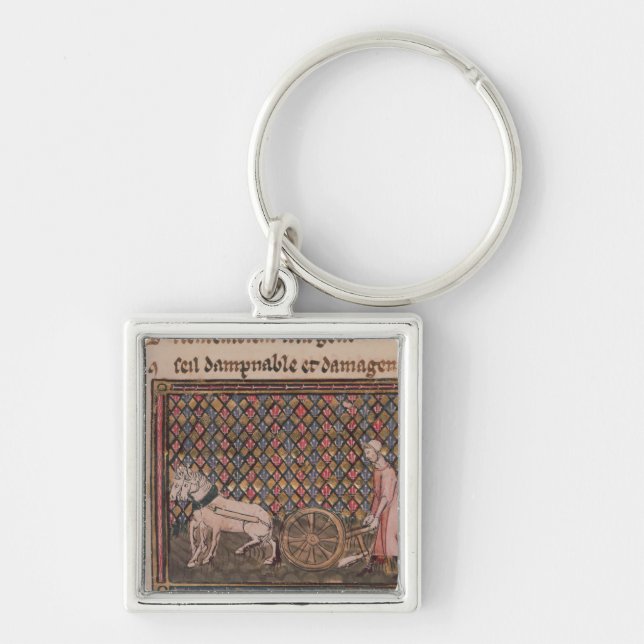 The Man Obliged to Work for a Living Key Ring (Front)