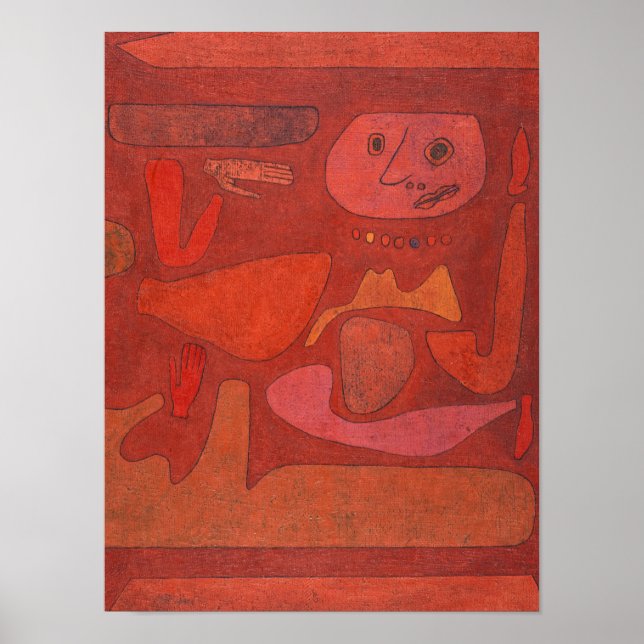 The Man of Confusion by Paul Klee Poster (Front)