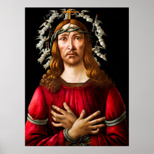 The Man of Sorrows by Sandro Botticelli Poster