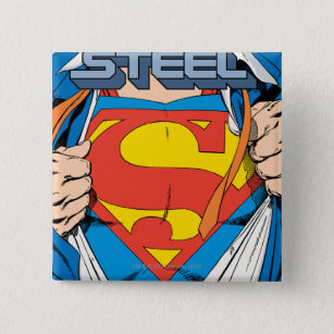 The Man of Steel #1 Collector's Edition 15 Cm Square Badge