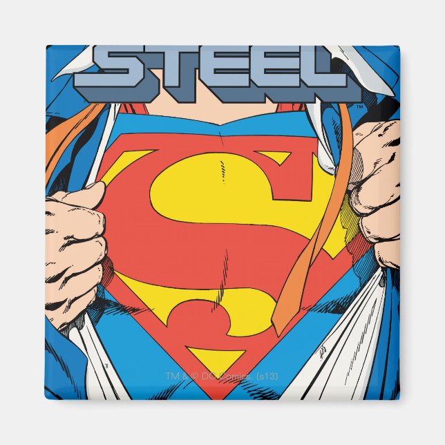 The Man of Steel #1 Collector's Edition Magnet (Front)