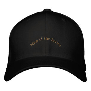 The Man of the Series-Hat in Black Color Wear Embroidered Hat