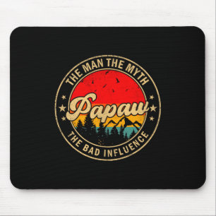 The Man Papaw Myth Bad Influence Vintage Mouse Mat