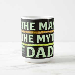 The Man The Myth Dad Vintage Father's Day Coffee Mug