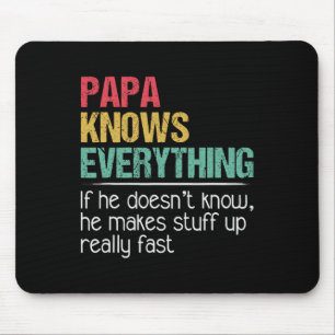 The Man The Myth The Bad Influence He Knows Everyt Mouse Mat