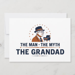 The Man The Myth The Grandad Thank You Card