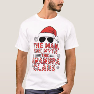 The Man, The Myth, The Grandpa Claus Funny Chris T-Shirt