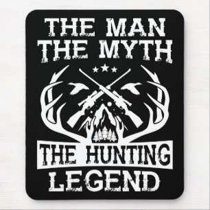 The Man The Myth The Hunting Legend - Camp Mouse Mat