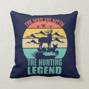 The Man - The Myth - The Hunting Legend Cushion