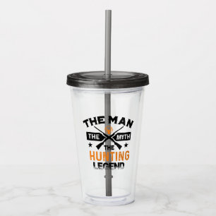 The Man The Myth The Hunting Legend - Deer Acrylic Tumbler