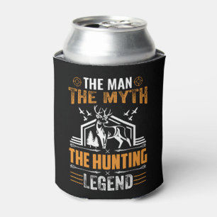 The Man, The Myth, The Hunting Legend - Deer Cabin Can Cooler