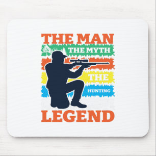 The Man The Myth The Hunting Legend-Hunting-Funny Mouse Mat