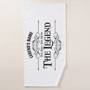 The Man, The Myth, The Legend Bath Towel Set