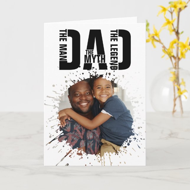 The Man The Myth The Legend Card (Yellow Flower)