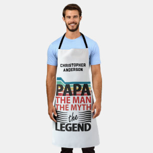 The man, the myth, the legend custom apron