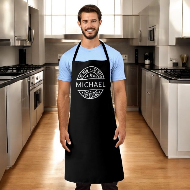 The Man The Myth The Legend Custom Name Apron (Creator Uploaded)
