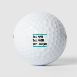 The Man The Myth The Legend  Customise Personalise Golf Balls