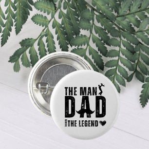 The Man The Myth The Legend DAD Cool Father's Day 3 Cm Round Badge
