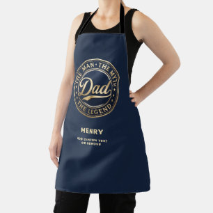 The Man The Myth The Legend Dad Custom Text Apron