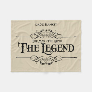 The Man, The Myth, The Legend Fleece Blanket