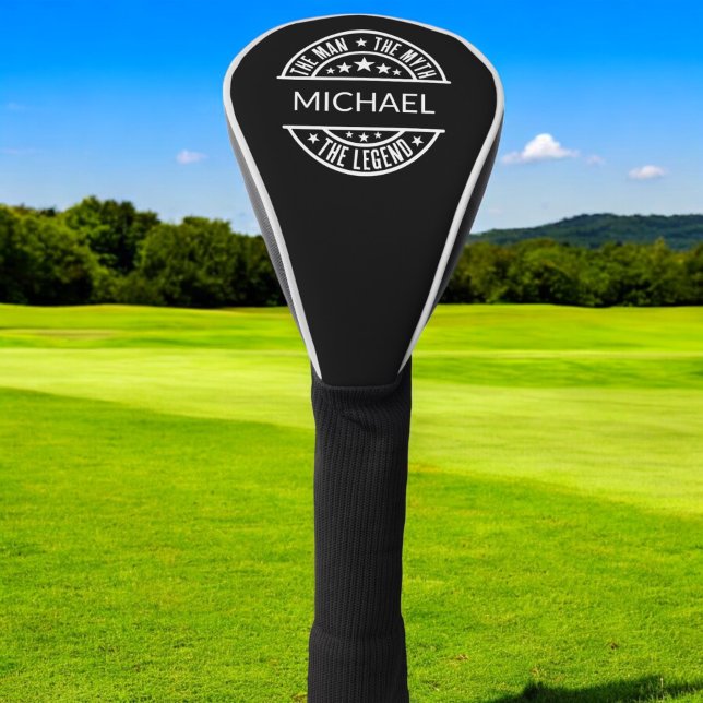 The Man The Myth The Legend Funny Custom Name  Golf Head Cover (Creator Uploaded)