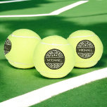 The Man The Myth The Legend Funny Custom Name  Tennis Balls<br><div class="desc">Serve up some fun with custom 'The Man, The Myth, The Legend' tennis balls! Personalise these high-quality tennis balls with a name to celebrate the tennis champ in your life. With bold text and a unique design, they’re sure to add a humourous and stylish touch to every match. Perfect for...</div>