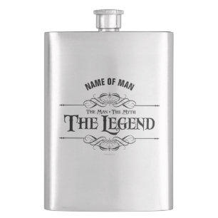 The Man, The Myth, The Legend Hip Flask