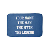 The man the myth the legend non slip bath mat