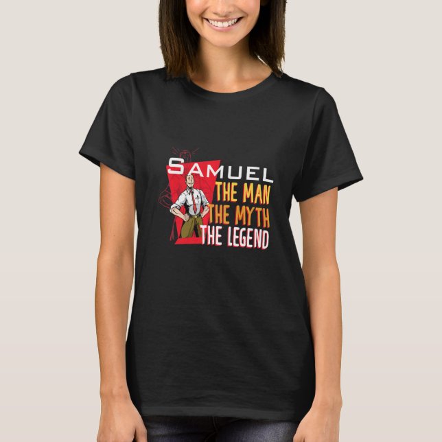 The man the myth the legend Samuel Premium T-Shirt (Front)