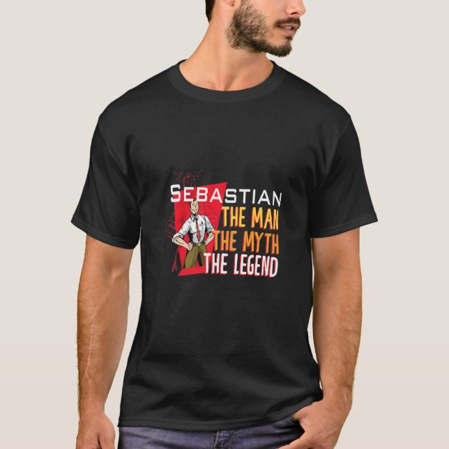 The man the myth the legend Sebastian Premium T-Shirt (Front)