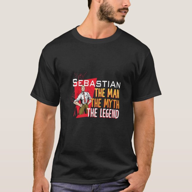 The man the myth the legend Sebastian Premium T-Shirt (Front)