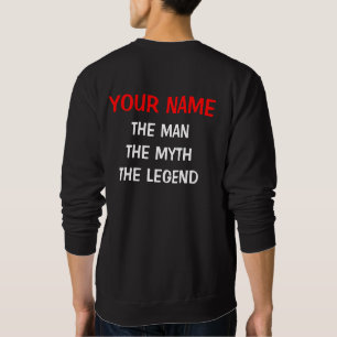 The man the myth the legend sweater for men