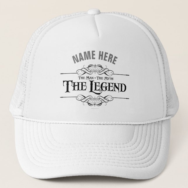 The Man, The Myth, The Legend Trucker Hat (Front)