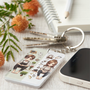 The man, the woman ver. 1 acrylic keychain