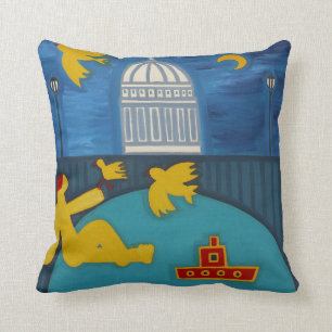 The Man Under the Bridge 2006 Cushion