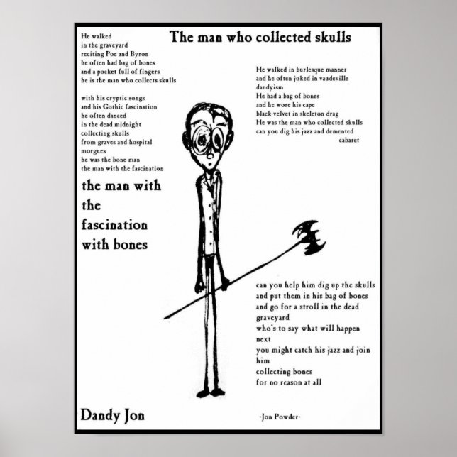 The Man Who Collected Skulls Poster (Front)