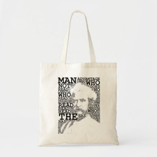 The Man Who Does Not Read Tote Bag