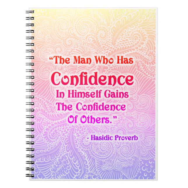 The Man Who Has - Positive Quote´s Notebook (Front)