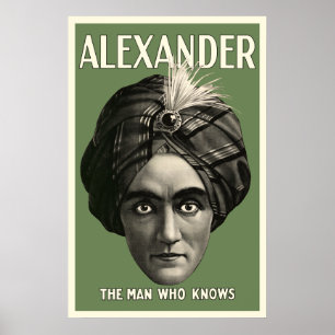 The Man Who Knows Poster - Green