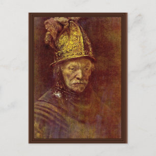 The Man With The Golden Helmet. Postcard