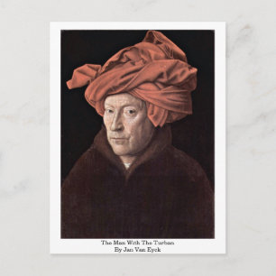 The Man With The Turban,By Jan Van Eyck Postcard