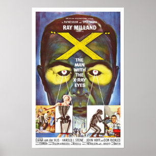 The Man with X-Ray Eyes Poster